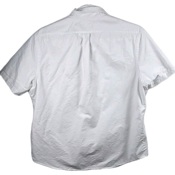 Polo Ralph Lauren Men's XXL TTG White Short Sleeve Dress Shirt - Picture 10 of 11